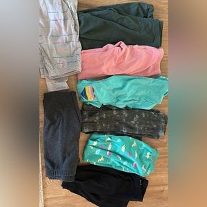 Girls 10/12 leggings and joggers